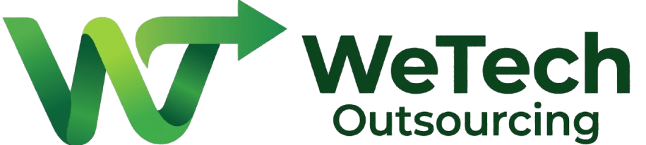 WeTech Outsourcing Full Brand Logo